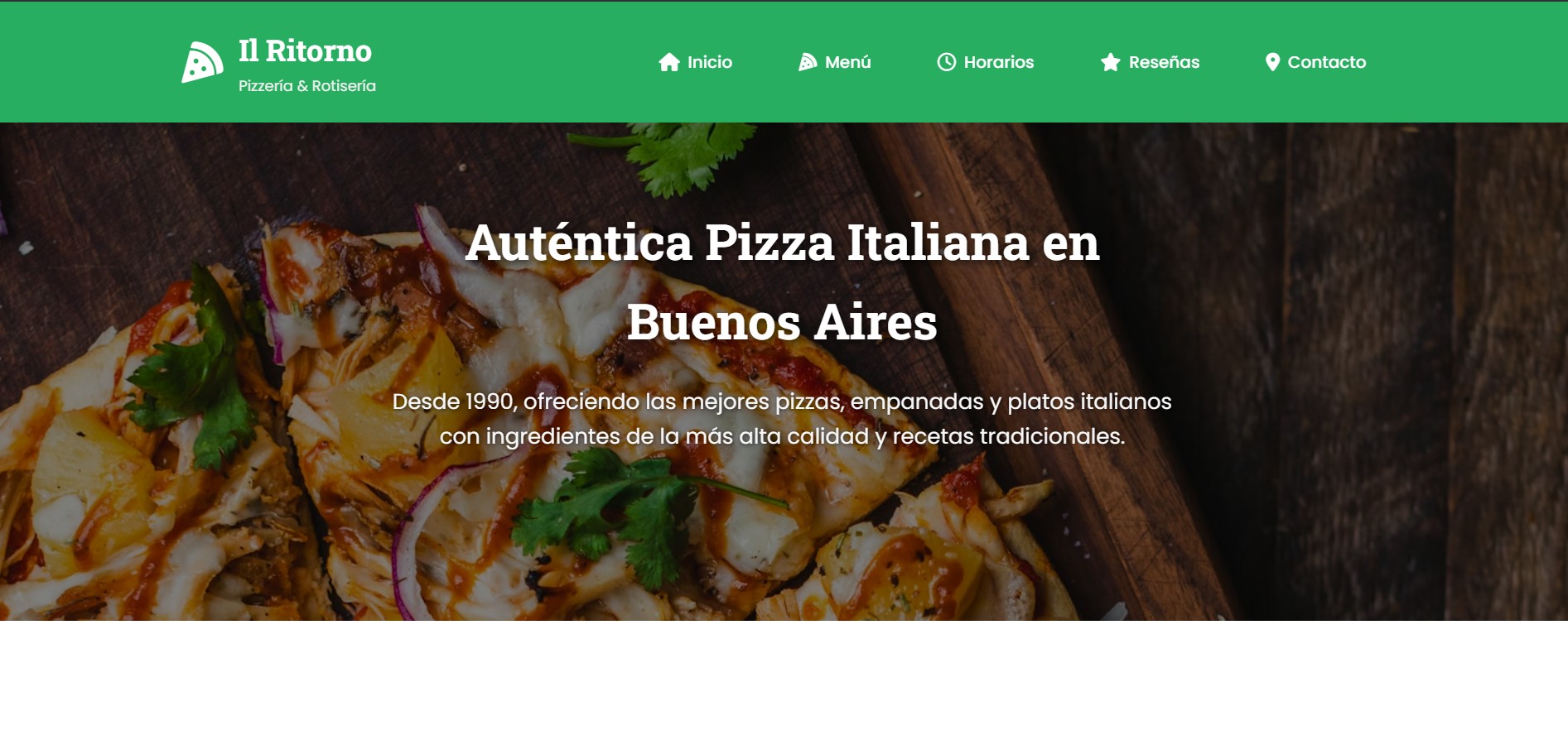 Il Ritorno Pizzería