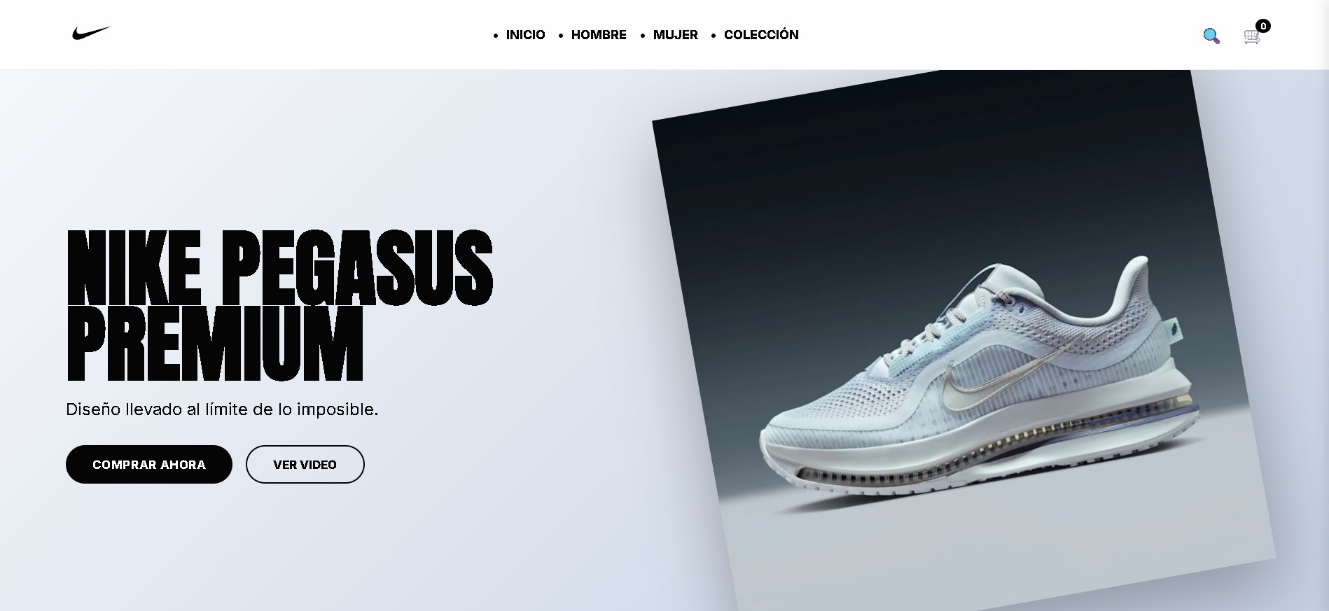 Nike Store Interface - E-commerce Frontend